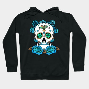Dia De Los Muertos, Sugar Skull Design Hoodie